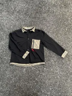 Inter factory 長袖　切り返し　チェックシャツ