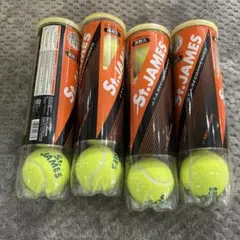 St.JAMES テニスボール 4球入り×4缶