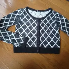 RESEXXY★ダイヤ柄ニットカーディガン