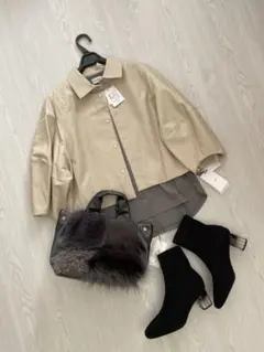 24000円新品♡スコットクラブ購入 レザージャケット♡