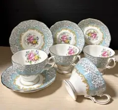 ※未使用　ロイヤルアルバートカップ＆ソーサーエンチャントメント4客セット