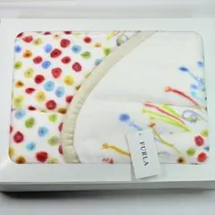 FURLA フルラ　マイクロソフトウォームハーフブランケット　マルチカラー