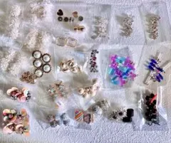 ハンドメイドパーツ　まとめ売り　パール　ビーズ　ガラス　ビジュー