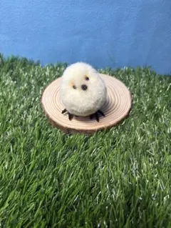 希少】やまね工房 やまね ぬいぐるみ 木製台座付き タグ付き 落合