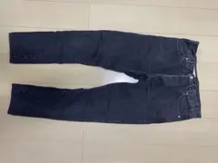 MYTHINKS ダークグレー ストレートデニム