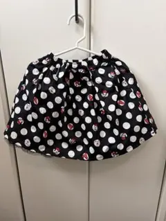 ミニーマウス 水玉スカート