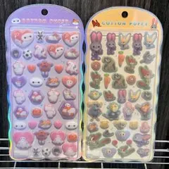 COTTON PUFFY コットンパフィーシール ズートピア ベイマックス