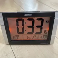 CITIZEN シチズン デジタル電波目覚まし時計　8RZ150