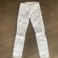 Zara Girls ホワイトダメージデニム