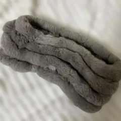 プラステ ラビットファー ネックウォーマー F