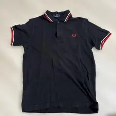 フレッドペリー　黒×赤ポロシャツ サイズ38cm