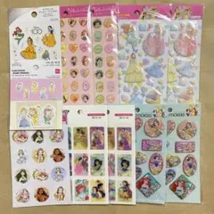 ディズニープリンセス　シール　まとめ
