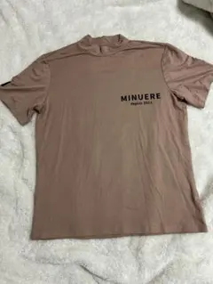 定価23,500円MINUERE ブラウン モックネック S