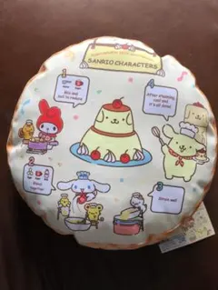 【新品】サンリオキャラクターズ　おうちパーティー　ラウンドクッション
