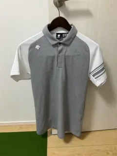 DESCENTE GOLF ポロシャツ Oサイズ グレー 日本製 - メルカリ