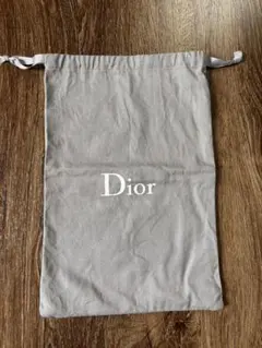 Dior ディオール 巾着袋 ポーチ グレー ノベルティ