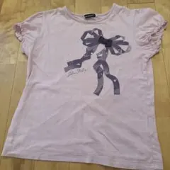 BeBe 半袖Tシャツ リボンモチーフのサムネイル