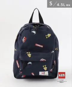MEI トミカ コラボ キッズ リュック ブラックのサムネイル