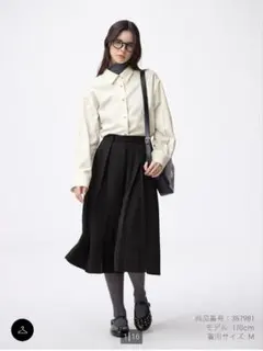 ドレープキュロッツQ☆ブラック L☆タグ付き