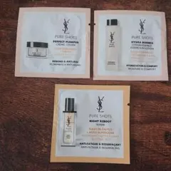 イヴ・サンローラン★サンプル3点★ピュアショット★化粧水、クリーム、美容液