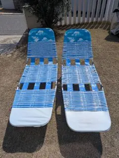 昭和レトロ ビーチベッド チューブベッド サマーベッド コット - メルカリ