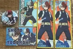 僕のヒーローアカデミア 轟焦凍 缶バッジ ステッカー 5点セット