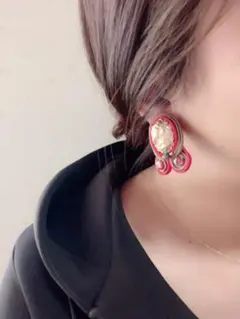 ソウタシエNo.308 ハンドメイド　イヤリング