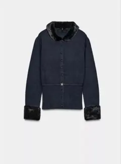 ZARA ファー　カーディガン