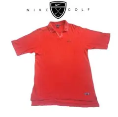 NIKE GOLF ナイキゴルフ ポロシャツ L スウッシュ刺繍 スキッパー襟