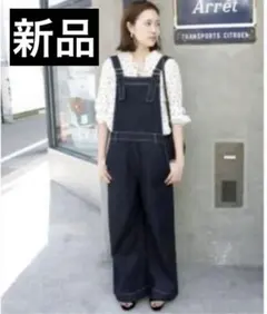 新品タグ付き⭐︎le denimスローブイエナ　エプロンオーバーオールのサムネイル