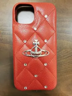 新品 Vivienne Westwood 赤いキルティングiPhoneケースのサムネイル