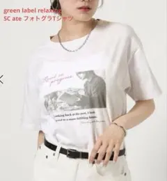 フォトプリント 半袖Tシャツ ホワイトのサムネイル