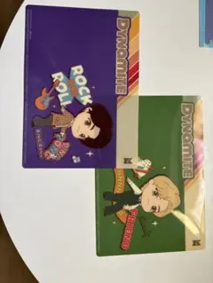 한정품 TinyTAN Dynamite 下敷き 2枚セット