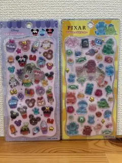 カップケーキ ピクサー キャンディー プチドロップステッカー 2枚セット