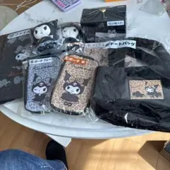 クロミ当たりくじグッズ まとめ売り ポーチ トートバッグ ミラー ぬいぐるみ