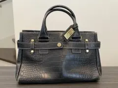 SAMANTHA THAVASA NEW YORK レザー　ハンドバック　BK