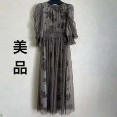 お呼ばれ　美品　2WAY 結婚式 ワンピース パーティードレス