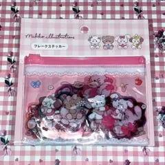 mikko illustrations サンキューマート フレークステッカー