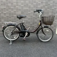中古電動自転車 ヤマハpasシオン ブラウン 小径 20インチ 横浜 №8523