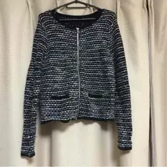 H&Ｍ★ツイードニットジャケット