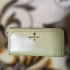 4℃のEAU DOUCE ライトグリーン 長財布のサムネイル