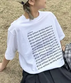 【UNISEX】チャオパニックティピー　メッセージプリント半袖Teeのサムネイル