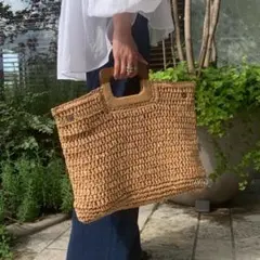 N.HOOLYWOOD】キャンバス トートバッグ カーキ ステンシルロゴ - メルカリ