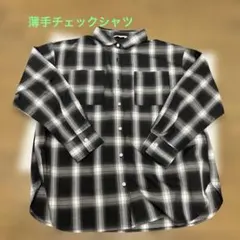 薄手チェックシャツのサムネイル