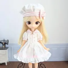 1559【ハルモニアブルーム ワンピース】ラベンダーのディアンドル風