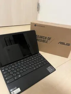 ASUS Chromebook ブラック 着脱式キーボード付き