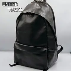✨美品✨UNITED TOKYO レザーリュック　黒　ユナイテッドトウキョウA4のサムネイル
