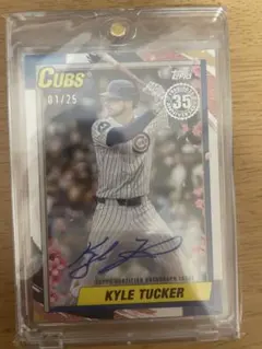Topps Kyle Tucker 直筆サインカード 01/25 桜 - メルカリ