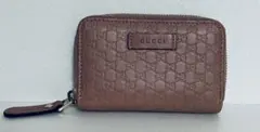 GUCCI グッチ コインケース GG シマ レザー ピンク リカラー品のサムネイル