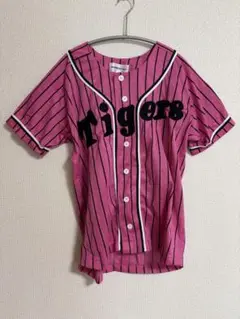 優勝　阪神タイガース　Tigers ユニフォーム ピンク ストライプ